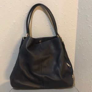 Coach dark navy handbag